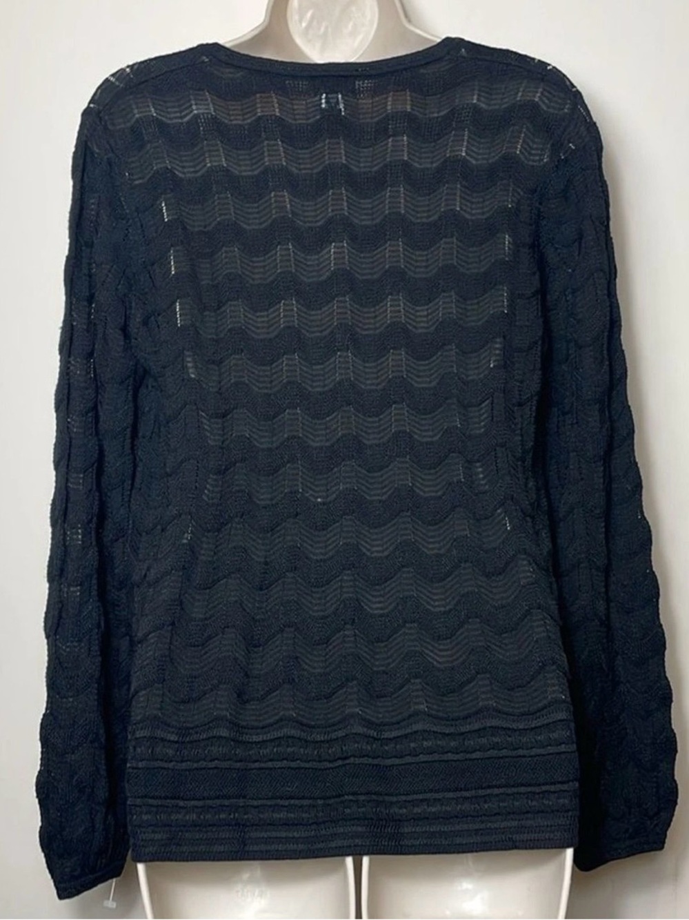 Missoni Chevron Black Knit Sweater - Picture 2 of 5